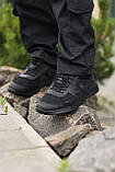 Кросівки тактичні поліція чорні, армійські кросівки чорні зсу шкіряні, кросівки для поліції Ягуар Сітка, фото 3