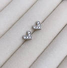 Срібні сережки з фіанітами "Срібні спокуси", фото 2