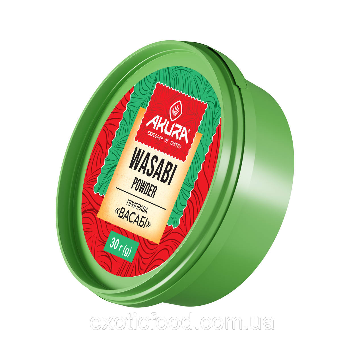Приправа васабі ТМ "AKURA", 30г