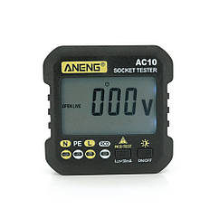 DR Тестер розеток ANENG AC10, функція перевірки ПЗВ