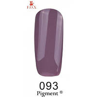 Гель-лак F. O. X. Pigment №93 сіро-фіолетовий пастельний, емаль 6 ml