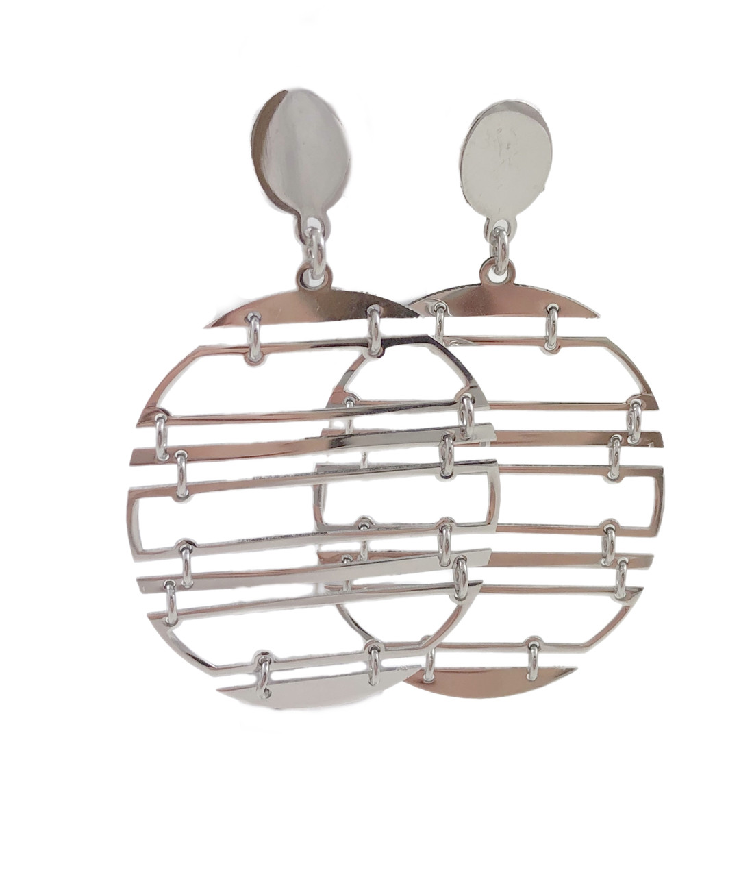 Срібні сережки ORT8387U, фото 1