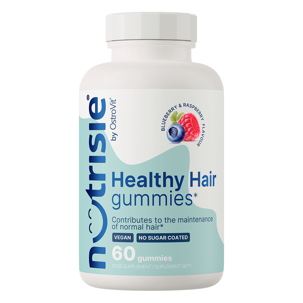 Healthy Hair Gummies OstroVit NUTRISIE 60 жувальних таблеток, фото 1