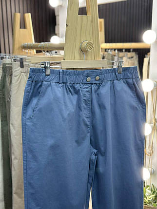 Шикарні жіночі штани, тканина "Котон" 60, 62, 64, 66, 68, 70 розмір 60, фото 3