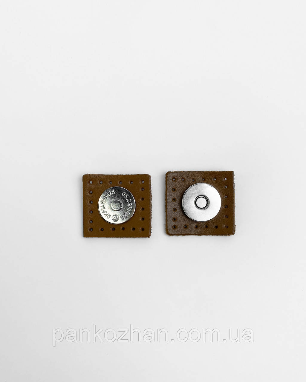 Пришивна деталь з магнітом, форма квадрат, 3см, фото 1