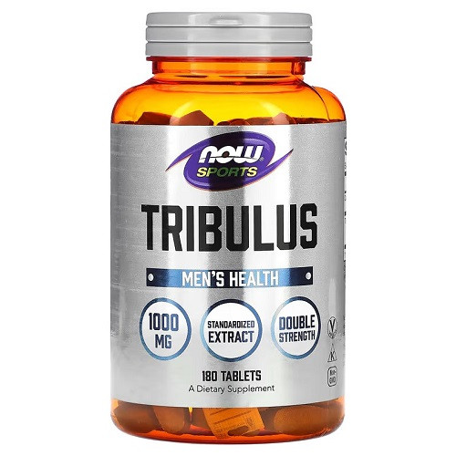 Підвищення тестостерону Now Foods Tribulus 1000 mg (180 таблеток.)