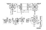 Мотор безколекторний SunnySky для літаків X3530 V3 KV650 2310W 110А 5-6S - 1 шт., фото 4