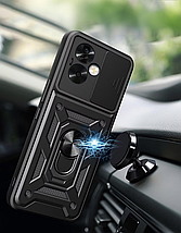 PC + TPU чохол Camshield armor на Oppo Reno 11F / червоний, фото 5