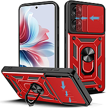 PC + TPU чохол Camshield armor на Oppo Reno 11F / червоний, фото 3