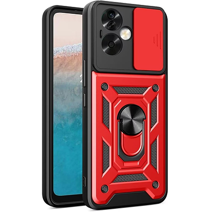 PC + TPU чохол Camshield armor на Oppo Reno 11F / червоний, фото 1