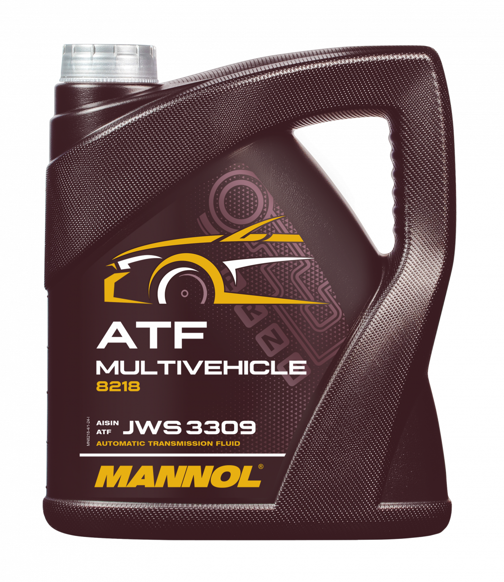 MANNOL ATF Multivehicle 3309 4 л 8218 Трансмісійна синтетична олива червоного кольору