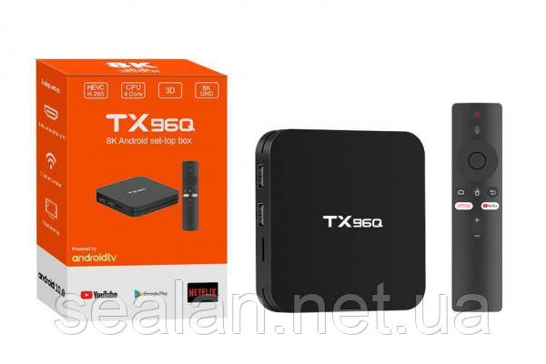 Смарт приставка --TX96Q-- Smart TV Box (Alwinner H313, 2/16G, Android 10)