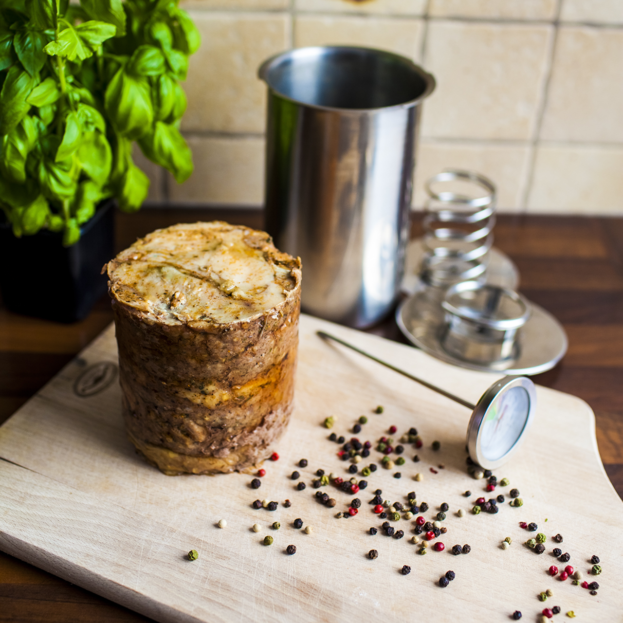 Шинчинниця Browin на 1,5 кг м'яса з термометром та пакетами, фото 1