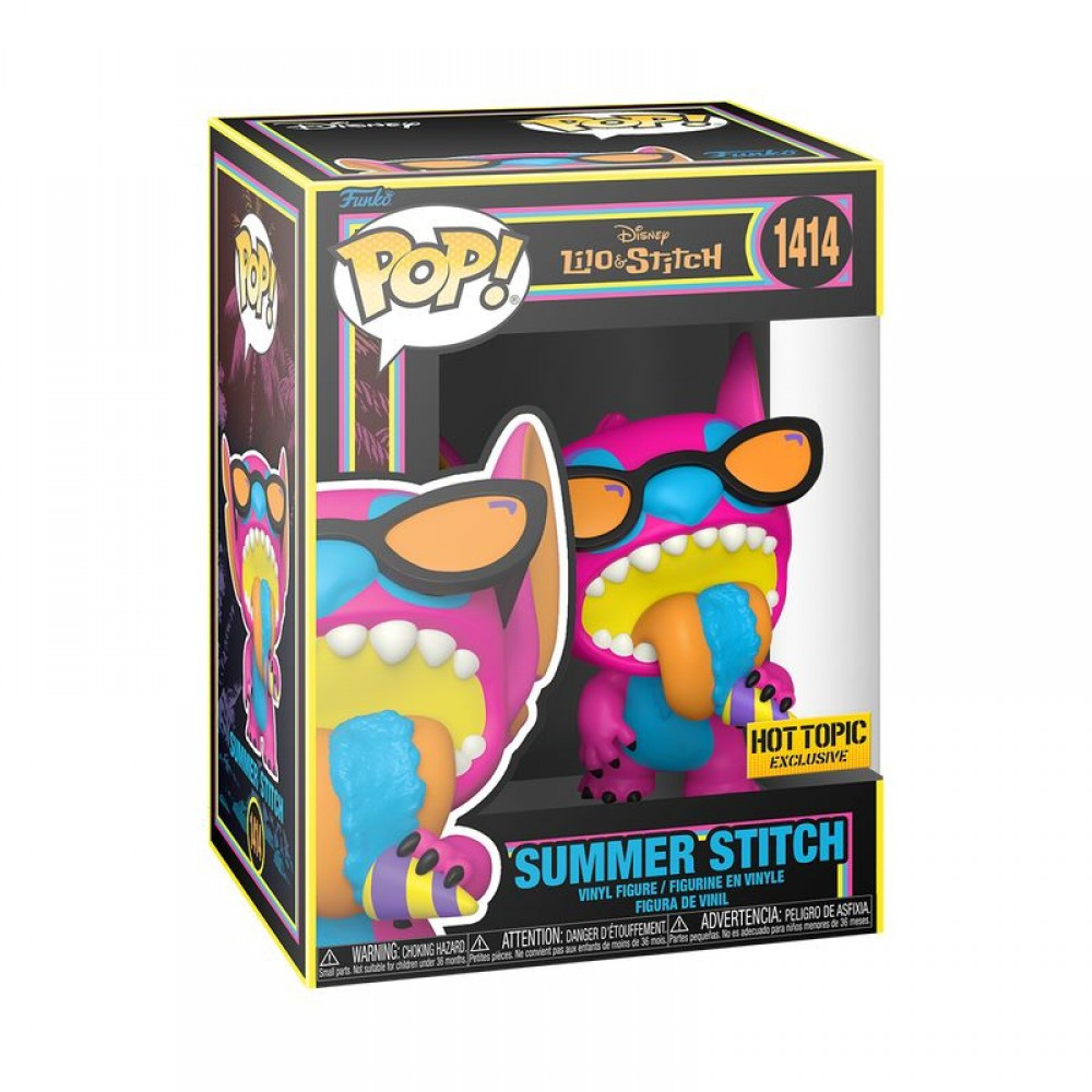 Фігурка FUNKO POP LILO AND STITCH BLACK LIGHT (SUMMER)