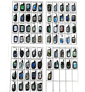 Чохол на пульт сигналізації Шкіряний, 77 видів