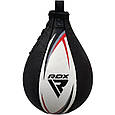 Пневмогруша боксерська RDX 2Y Boxing Speed Ball Leather Multi White/Red, фото 3