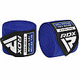 Бинти для боксу RDX RB Hand Wraps Combine 3 пари Red, Black, Blue (4.5 м), фото 7