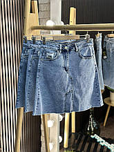 Стильна джинсова спідниця, тканина "Джинс" 48, 50, 52, 54 розмір 48