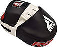 Лапи боксерські RDX T1 Curved White/Black, фото 3