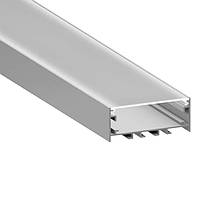 Профіль для лед стрічок накладний алюмінієвий LS96 АНОДОВАНИЙ 3м з розсіювачем (ціна 1м)