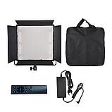 Світлодіодна прямокутна лампа LED 660 PRO для фото та відеозйомки прожектор відеосвітло з пультом ДУ та сумкою, фото 8