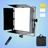 Світлодіодна прямокутна лампа LED 660 PRO для фото та відеозйомки прожектор відеосвітло з пультом ДУ та сумкою, фото 10