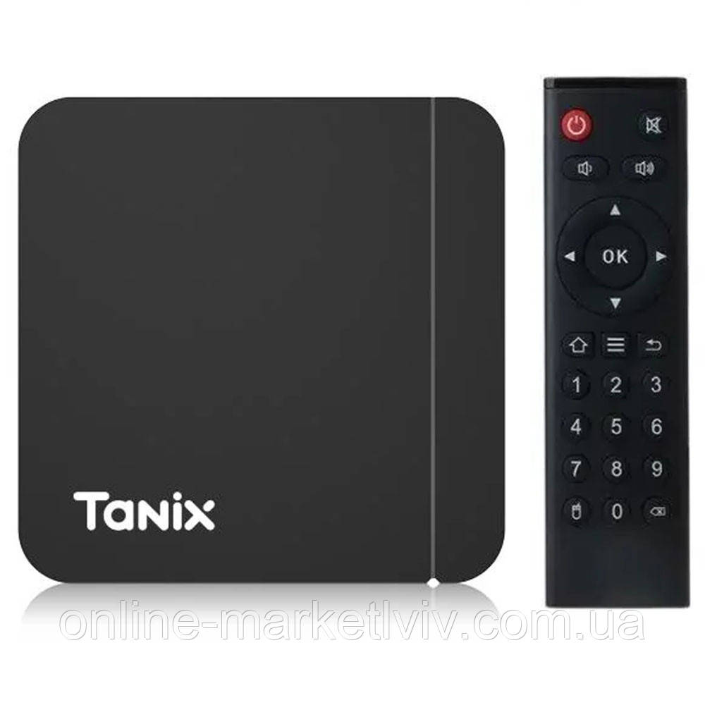 Smart TV приставка 4/32gb, Android 11, Tanix / Приставка для телевізора / Приставка до телевізора