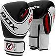 Боксерські рукавиці RDX 4B Robo Kids White/Black 6 унцій (капа в комплекті), фото 3
