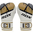 Боксерські рукавиці RDX F7 Ego Golden 16 унцій (капа в комплекті), фото 4