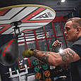 Пневмогруша боксерська RDX F6 KARA SPEED BALL + swivel Matte Red, фото 4