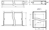 Корпус металевий MiBox Rack 1U, модель MB-1160SP (Ш483(432) Г162 В44) чорний, фото 4