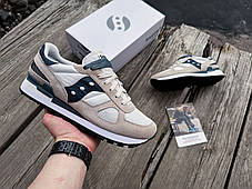 Чоловічі кросівки Saucony Shadow Original S2108-879 White/Navy білі Оригінал, фото 4