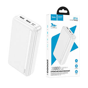 Powerbank Hoco J91A 20000 mAh (2xUSB) Білий