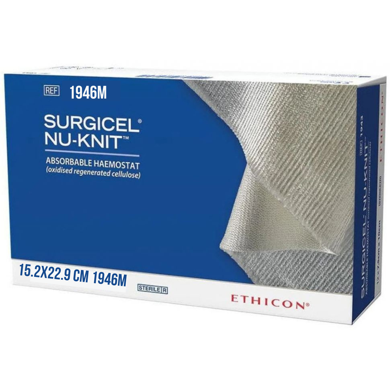 Гемостатичний матеріал Surgicel Nu Knit 15,2см х 22,9см, Ethicon (Серджисел Нью Ніт) 1946M