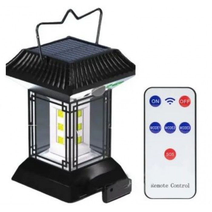 Ліхтар кемпінговий CL-T60 із сонячною панеллю та датчиком руху, фото 1