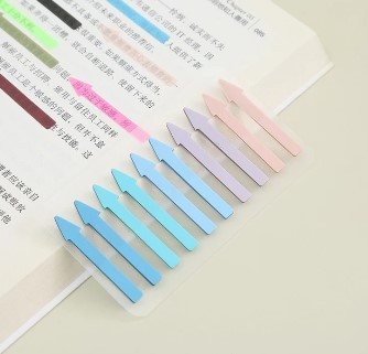 Стікери-закладки Стрілки, бузково-блакитні, фото 1