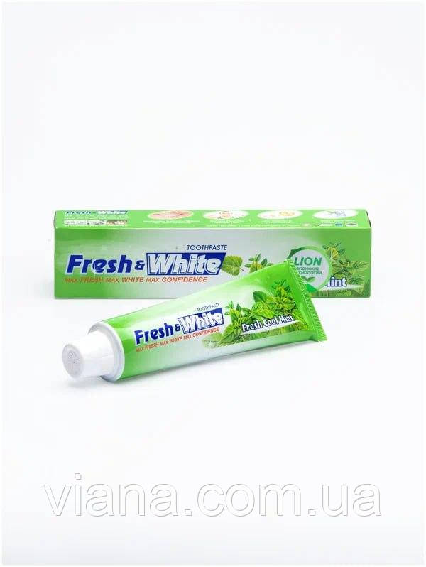 Зубна паста освіжальна м´ята LION Thailand Fresh & White Fresh Cool Mint 160 грам