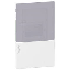 Щит вбудований 4 модулі димчатий пластик Schneider Electric Resi9 Mini Pragma (MIP22104T)