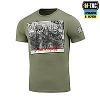 M-Tac тактична літня футболка з принтом Light Olive