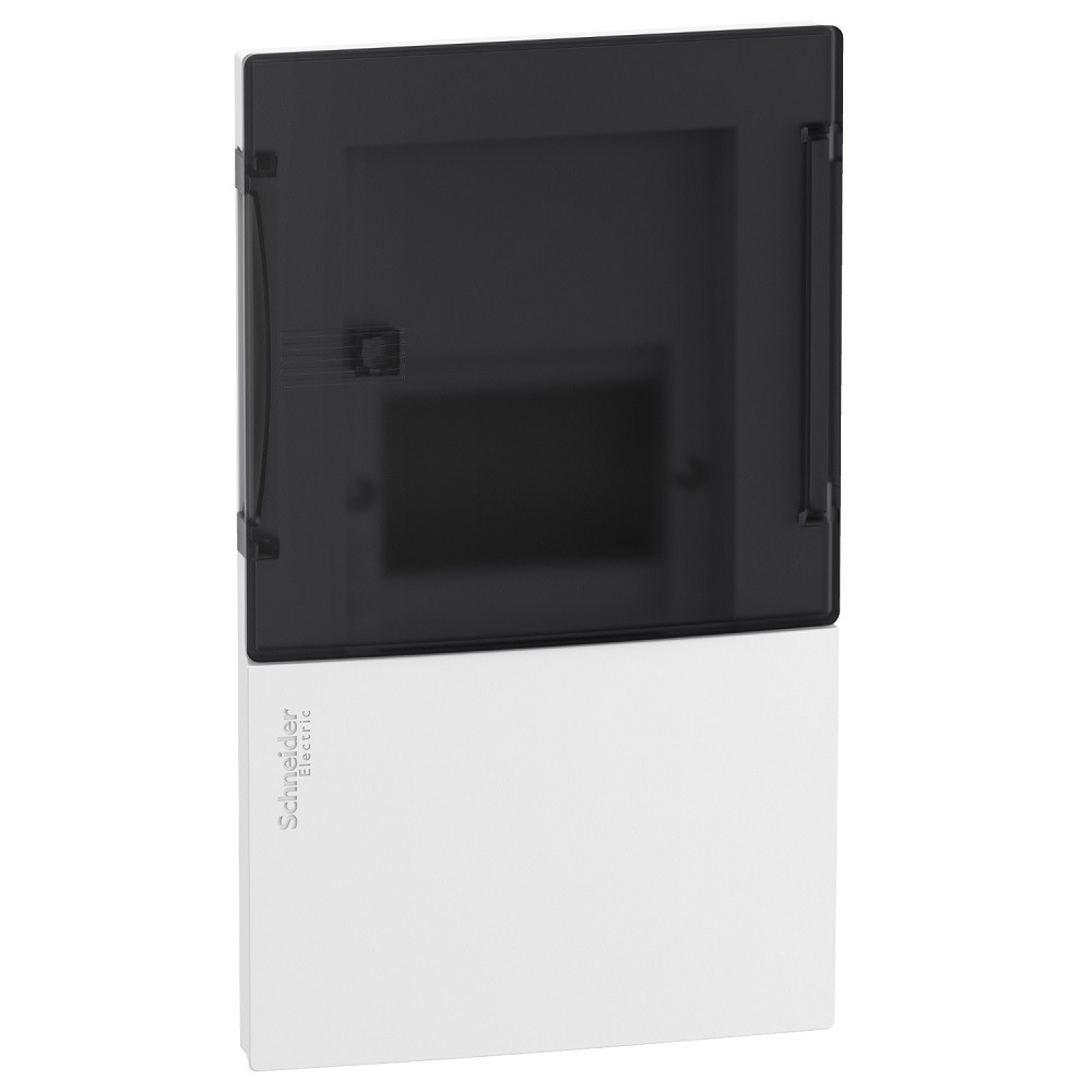Щит вбудований 4 модулі прозорий пластик Schneider Electric Resi9 Mini Pragma (MIP22104S)