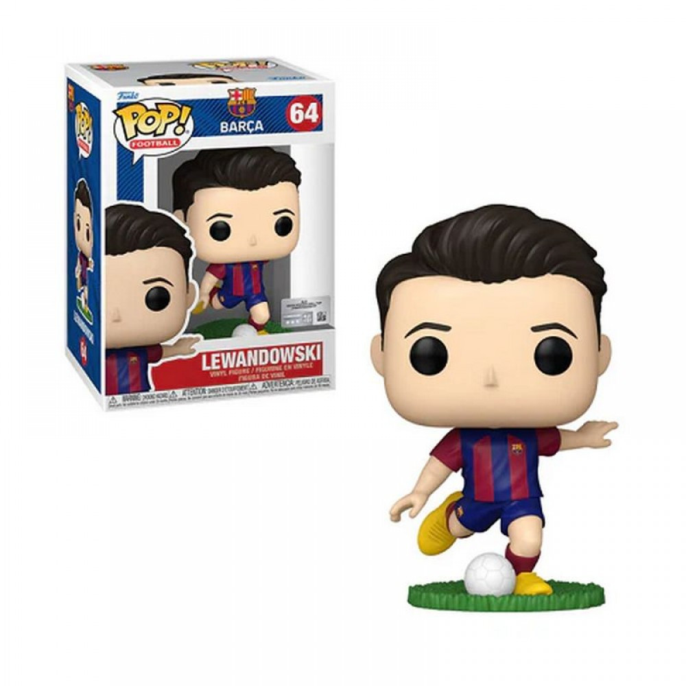 Фігурка FUNKO POP FOOTBALL BARCELONA - LEWANDOWSKI