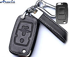 Чохол для ключа Geely №1 3 кнопки викидний Emgrand X7, EC7, MK cross, GC6