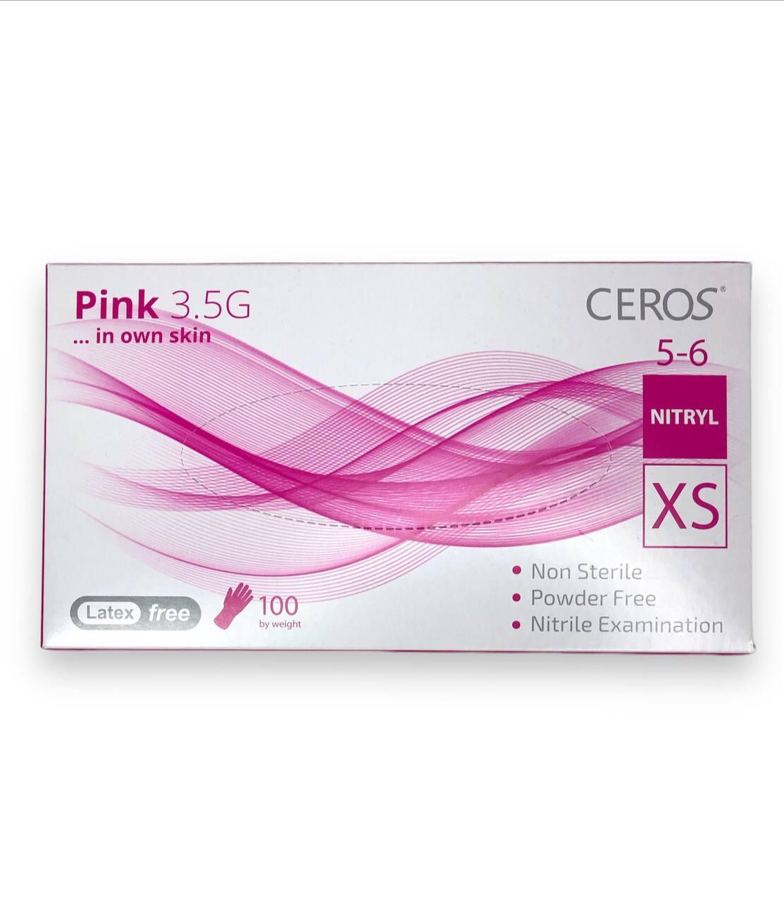 Перчатки Ceros Pink 3.4г XS