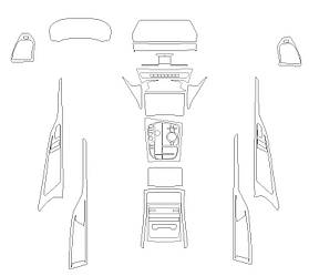 Комплект викройок для салону BMW 8 SERIES GRAN COUPE 2023