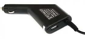 Автомобільний зарядний пристрій для ноутбука Asus 19v 4.74A (5.5*2.5) 90W + USB, фото 5
