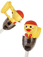 Дитячий іграшковий пилосос (на батарейках, мелодія, дві насадки) HJ 199 C, фото 2