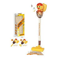 Дитячий іграшковий пилосос (на батарейках, мелодія, дві насадки) HJ 199 C, фото 3