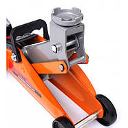 Гідравлічний домкрат з нижнім підхопленням 2 т, 130-300 мм Kraft Dele KD1377 підкатний домкрат, фото 6