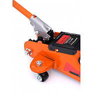 Гідравлічний домкрат з нижнім підхопленням 2 т, 130-300 мм Kraft Dele KD1377 підкатний домкрат, фото 9