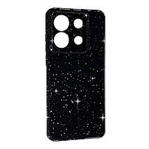 Силіконовий чохол Summer Vibe для Xiaomi Redmi Note 13 Pro (4G) /Poco M6 Pro (4G) Black, фото 3
